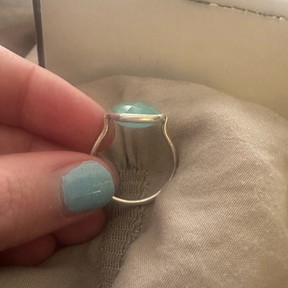 Lot of 5 sterling silver rings size 9 - Picture 10 of 10